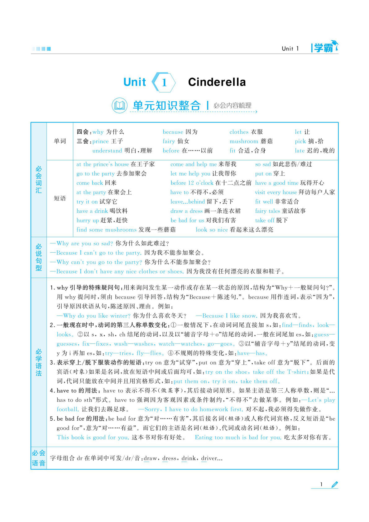 五年级下册英语课时《学霸》五星卷译林版