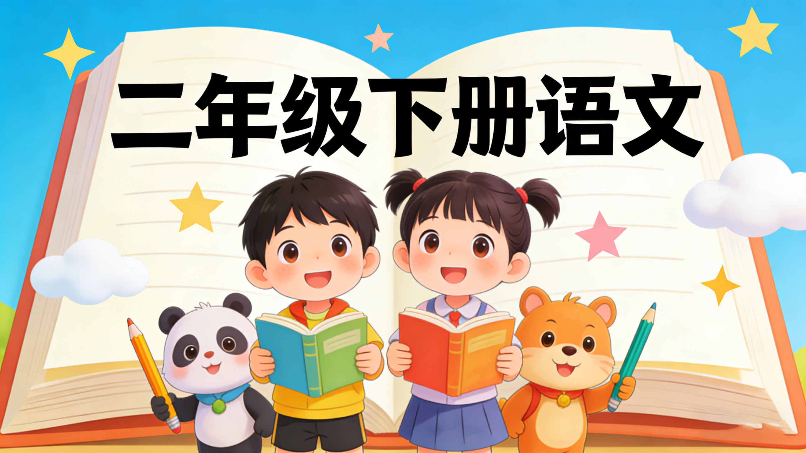【麻豆语文】小学二年级下册课本同步动画视频高清完整版免费下载